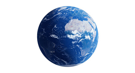 Fototapeta premium Detailed Earth Globe Planet Render World Space Illustration Background
