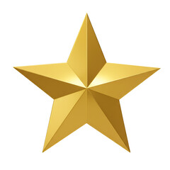 Obraz premium Golden Star Illustration Award Success Achievement Shape in Background