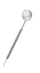 Dental Mirror Tool for Mouth Hygiene Checkup Illustration