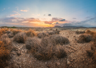 Evening in the Abanilla (Desierto de Murcia - Abanilla - Spain)