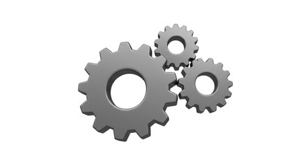 Gears Metallic Cogs Wheels Mechanical Engineering System Illustration