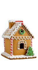 Gingerbread House Christmas Holiday Festive Ornament Cookie Background