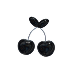 Glossy 3D Black Cherry 