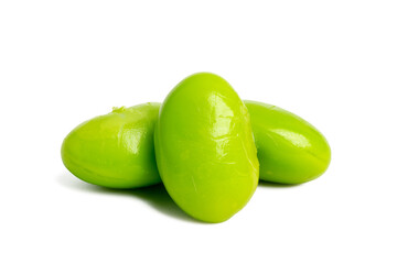The High-resolution photograph of Japanese peas taken using the stacked focus technique.