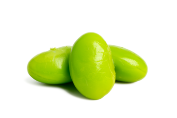 The High-resolution photograph of Japanese peas taken using the stacked focus technique.