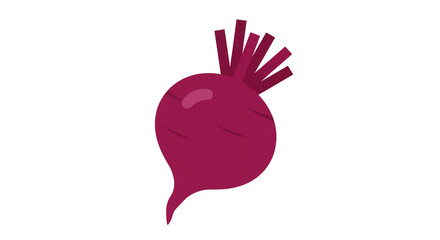 Obraz premium Illustration of Purple Beetroot Fresh Vegetable Root Food Healthy Diet