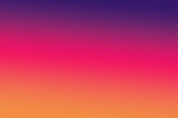 Vibrant gradient background with subtle noise effect transitioning from deep purple to bright pink...