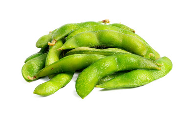 The High-resolution photograph of Japanese peas taken using the stacked focus technique.