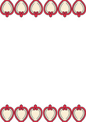 Obraz premium frame made of hearts