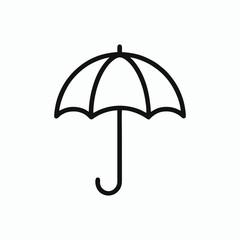 Umbrella Icon Black