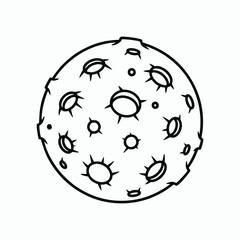 Moon Crater Icon