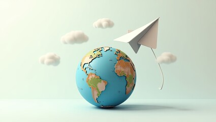 Fototapeta premium earth in the air