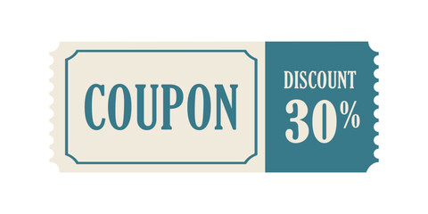 Admit ticket sample. Coupon for sale.