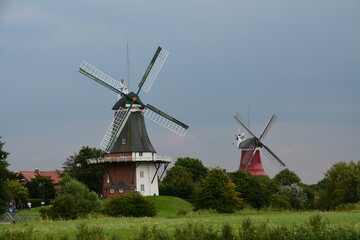 Zwillingsmühlen in Greetsiel