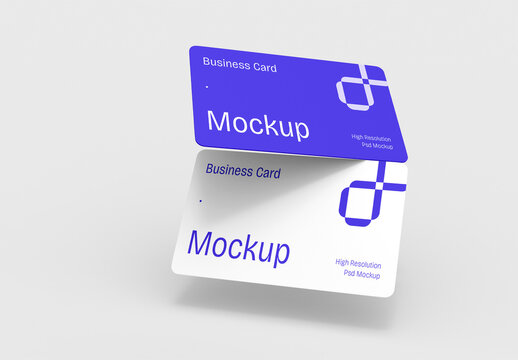 Business Card Mockup Presentation Design
