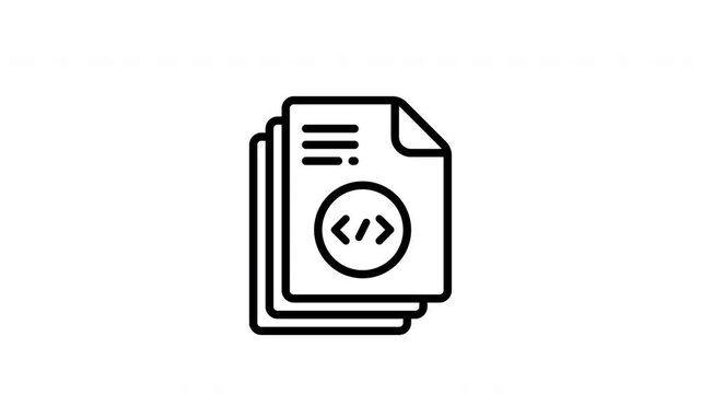 document script icon animation
