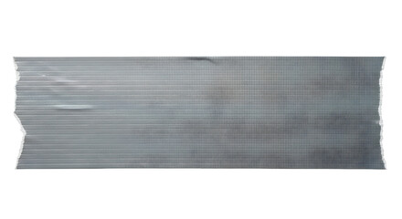 Torn Silver Tape Strip