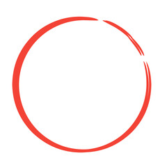 Red hand drawn circle highlighting