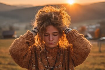 Natural ways to reduce stress and anxiety outdoors during sunset moments