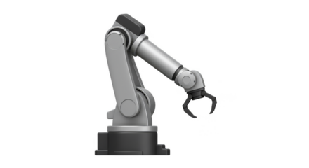 Robotic Arm Automation Technology Mechanical Machine Transparent Background