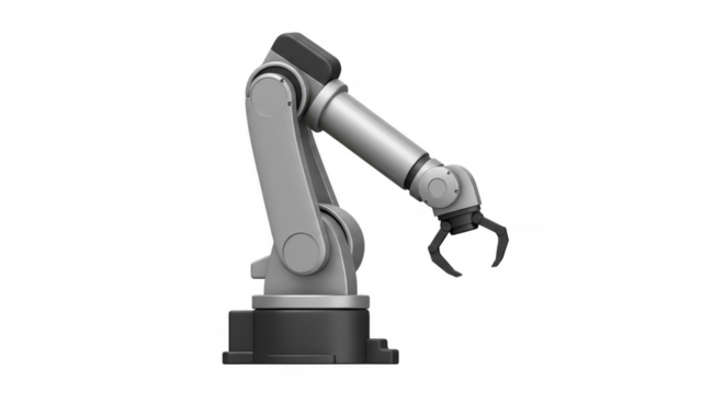 Robotic Arm Automation Technology Mechanical Machine Transparent Background
