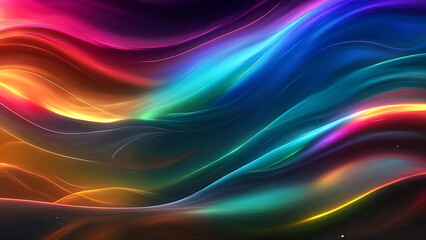 Obraz premium Vibrant Gradient Abstract Background in Magenta and Cyan