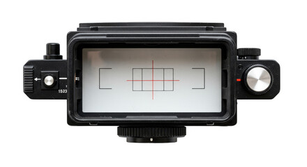 Fototapeta premium Viewfinder Precision Camera Equipment Isolated Transparent Background