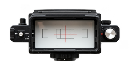 Viewfinder Precision Camera Equipment Isolated Transparent Background