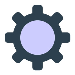 Gear Vector Design Icon Style