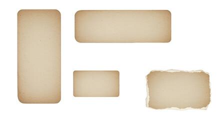 Vintage Paper Elements: Offering a collection of weathered paper elements, each piece exudes the warmth and character of aged material, ideal for design. 
