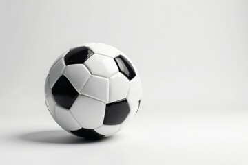 Studio shot of pristine white football against pure white backdrop , background, sport, isolated background