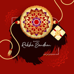 Happy Raksha bandhan cultural Indian festival background