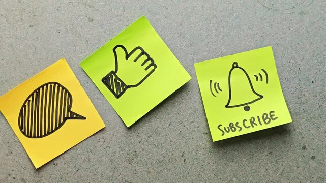 Engage Like Comment Subscribe YouTube Call to Action with Hand Gesture.