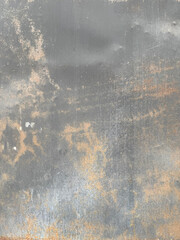 Rusty weathered metal sheet close-up texture