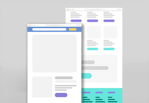 Modern Travel Landing Page UI UX Wireframe Template
