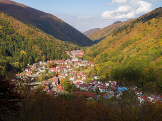 秋の桧枝岐村