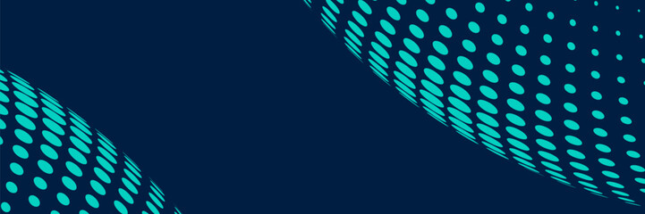 Obraz premium Vector background with color abstract wave dots