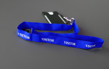 Access control: Badge for visitors to a company site or office