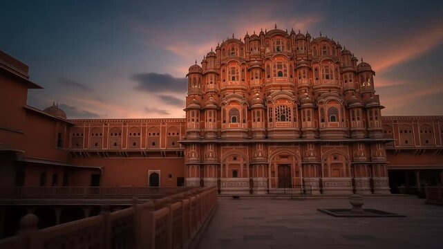 Hawa Mahal at Sunset, Jaipur, India