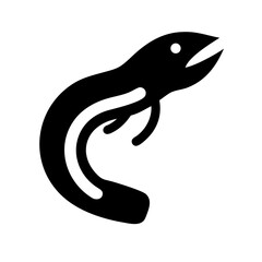 Fototapeta premium Eel fish icon