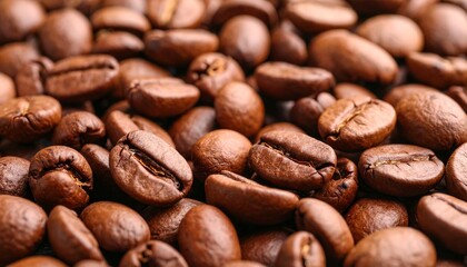 Naklejka premium “Roasted Essence: The Heart of Coffee”