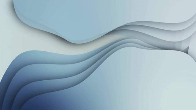 Elegant light blue wave background animation for stylish presentations or branding elements.