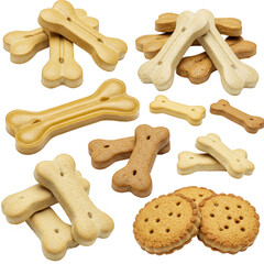 Isolated Transparent Dog Treat Biscuits Animal Bone Pet Snack Cookie