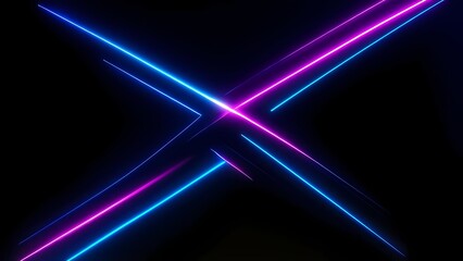 Futuristic Abstract Tech Background with Neon Glow
