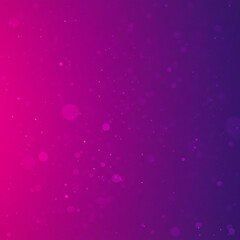 Obraz premium Abstract background with a vibrant pink and purple gradient, featuring numerous blurred bokeh light particles, creating a soft, ethereal, and festive atmosphere. 