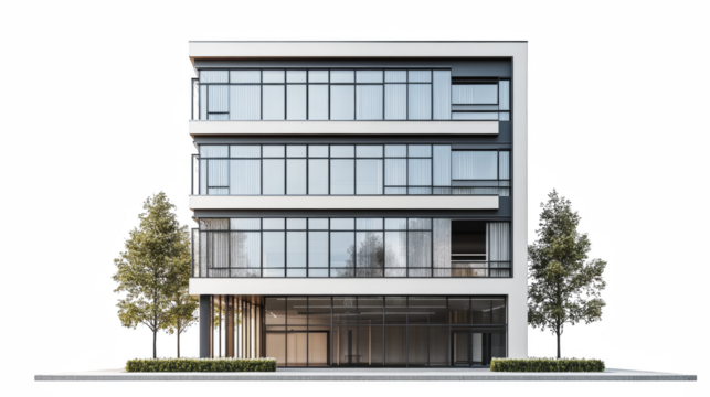 modern apartment building