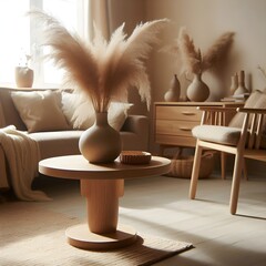 AI-GENERATED Aesthetic Living Room