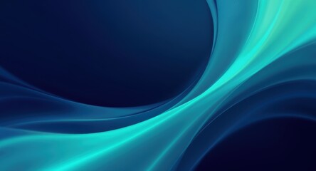 Abstract Blue Swirls: Dynamic Flowing Lines and Gradient Color Palette