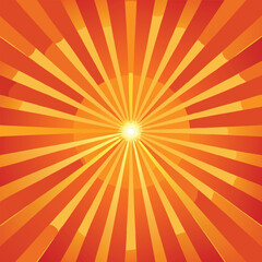 Radiant orange burst background abstract bright