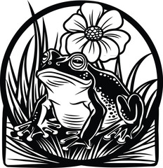 Frog Svg, Cute Frog Svg